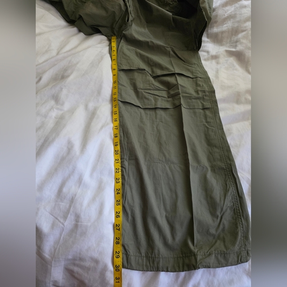 Levi's Parachute Baggy Jumpsuit  Deep Lichen - Green 100 Cotton BNWT - Picture 15 of 16